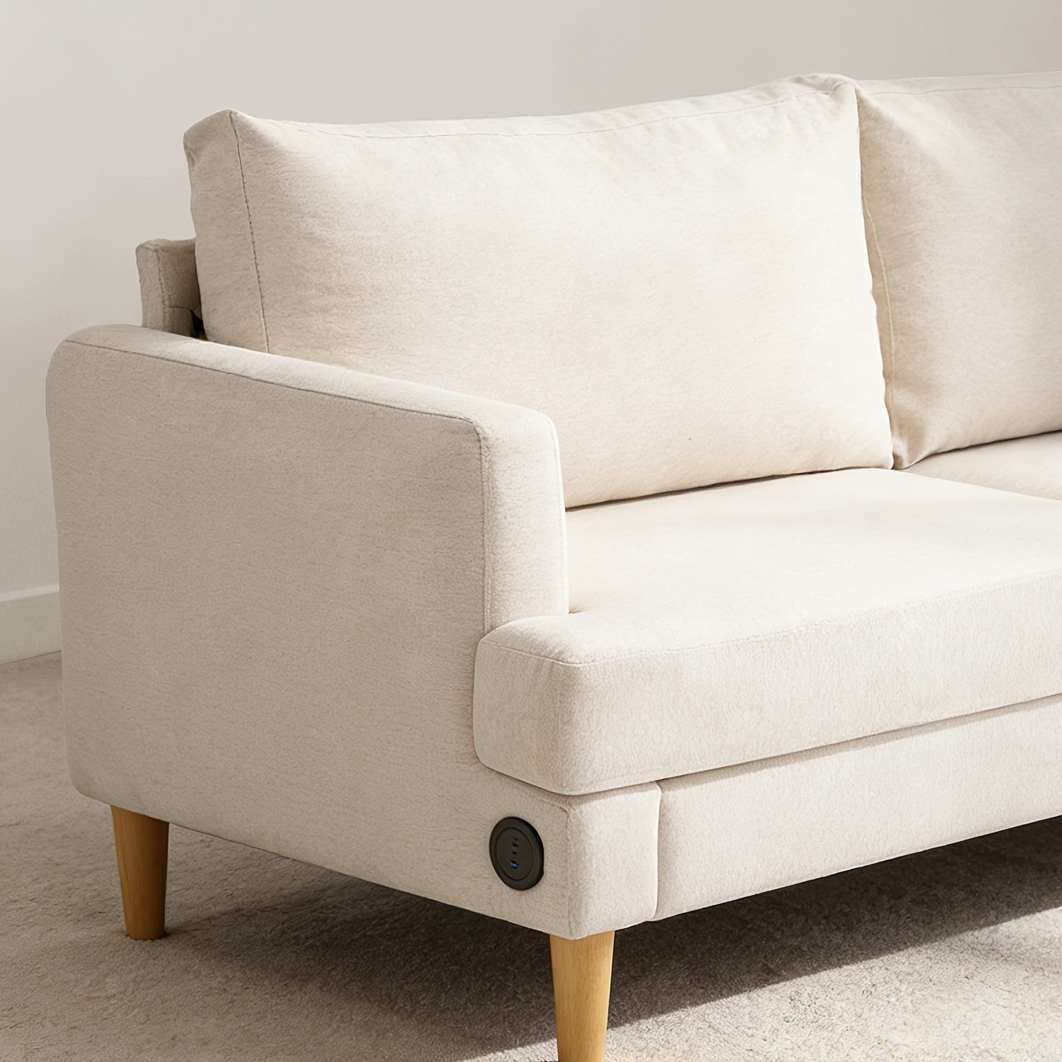 70 Inches Wide Love | Cozy Memory Foam Loveseat Sofa, Ideal for Relaxing in Various Room Types, Grey Classic Style, Assembled