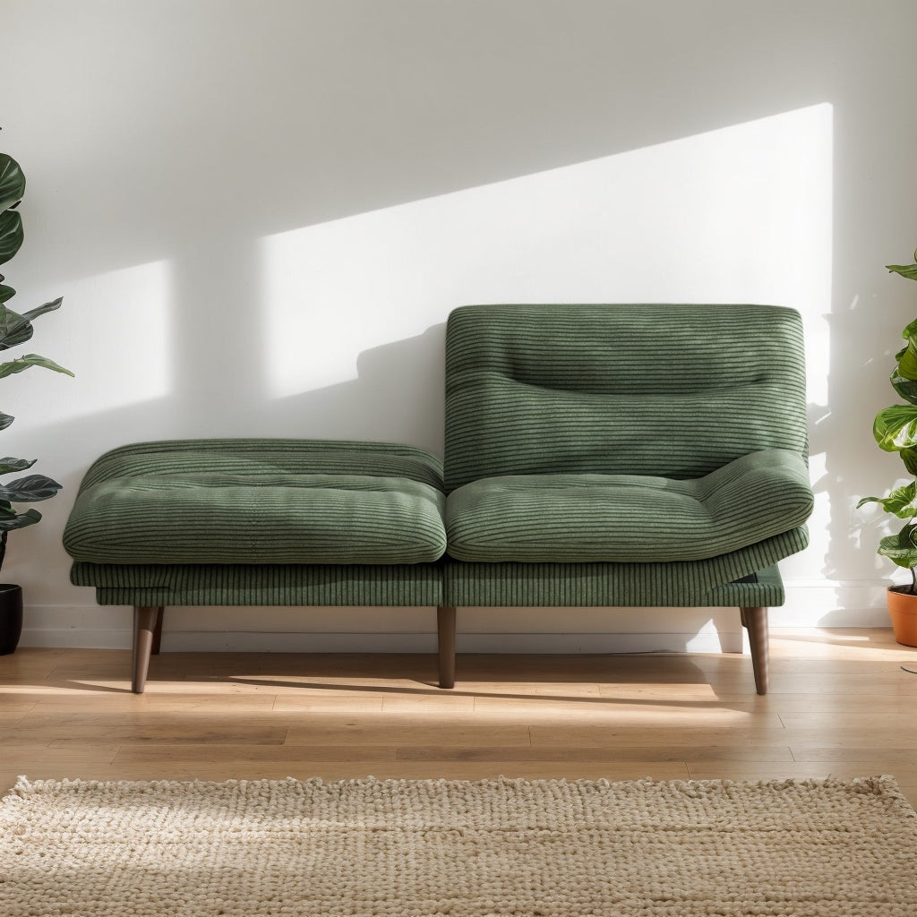 66-Inch Futon Sofa Bed Featuring an Adjustable Backrest And Armrests, a Convertible Design Ideal for Compact Areas, Suitable for Living Rooms Or Offices, Futon Sofas for Sleeping