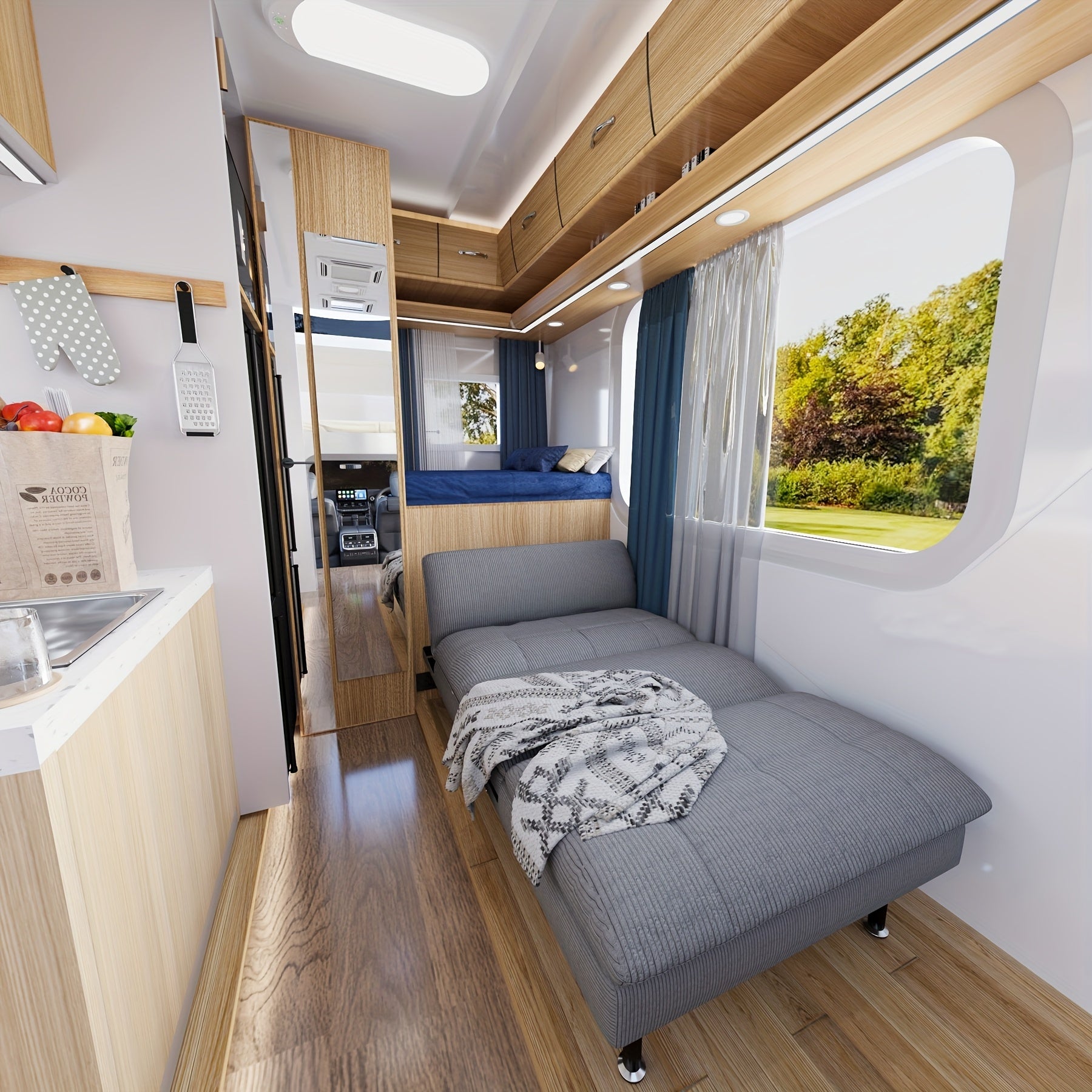 68-Inch Corduroy Futon Sofa with a Flexible Backrest, Convertible Into a Bed, Ideal for Compact Areas, Living Rooms, And Apartments, Easy to Put Together