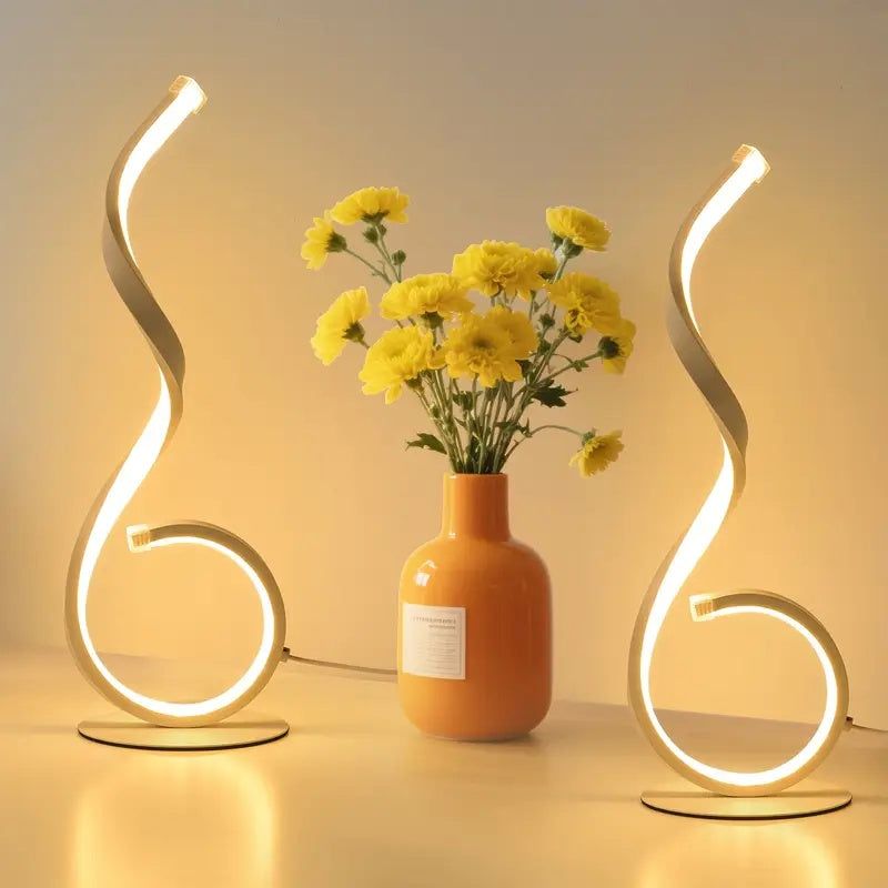 LED Spiral Floor Lamp Dimmable LED Spiral Floor Lamp with Remote & Foot Switch | 60\u002F70\