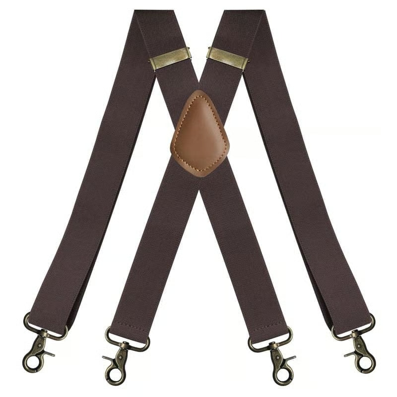 🧵 Adjustable X-Back Suspenders | For Work Wear