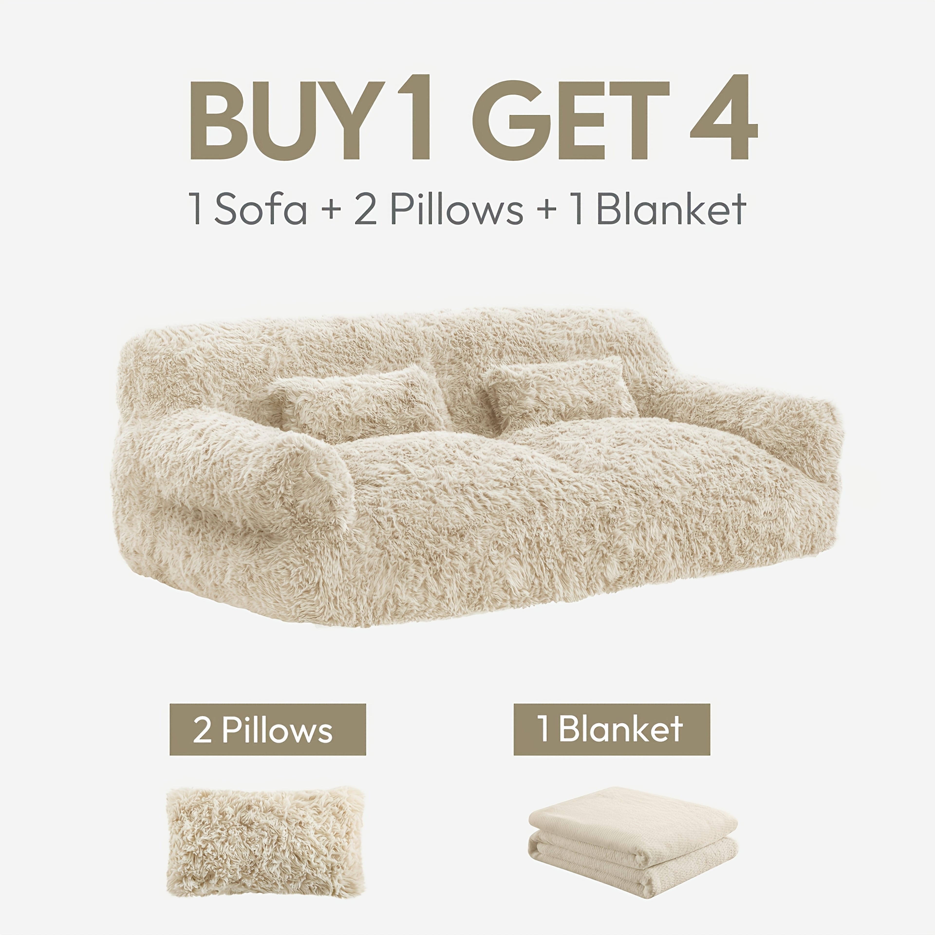 Comfortable Sofa Bed Featuring Two Pillows, a Soft Bean Bag Chair, Perfect for Relaxing in a Game Or Recreation Room