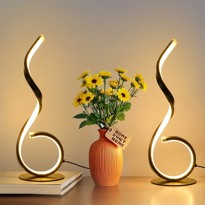 LED Spiral Floor Lamp Dimmable LED Spiral Floor Lamp with Remote & Foot Switch | 60\u002F70\