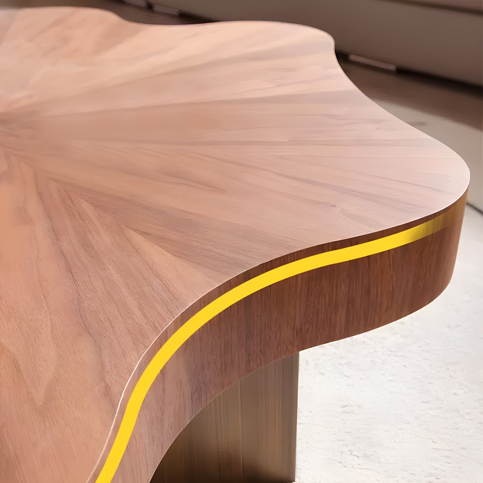 Modern Luxury Cloud-Shaped Irregular Coffee Table Set Easy Assembly Required